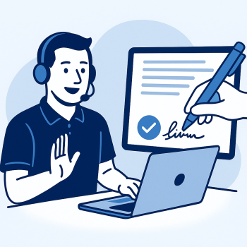 Asysta przy składaniu podpisu kwalifikowanego